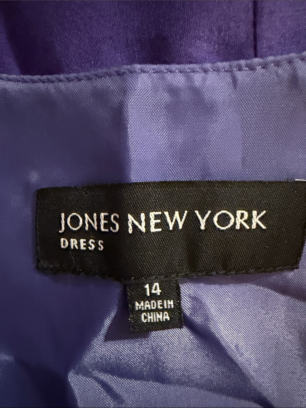 Jones New York Purple Floral Fit and Flare Midi Dress - Picture 6 of 9